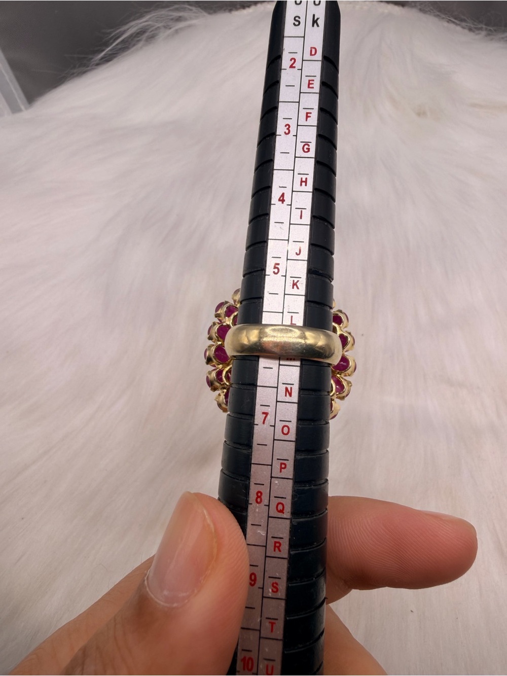 925 Sterling Silver Sapphire Emerald & Ruby Ring Size 6. - Picture 7 of 13